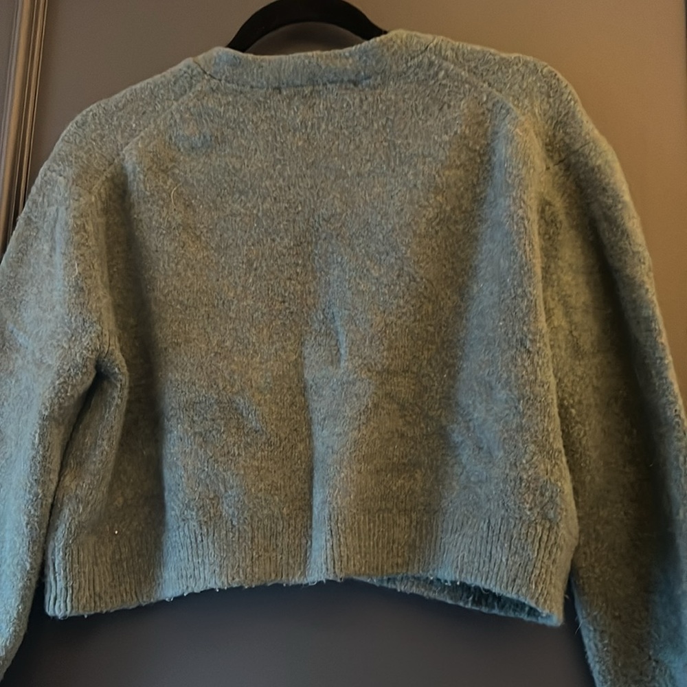 Zara Green Cardigan Sweater Set - Picture 5 of 5
